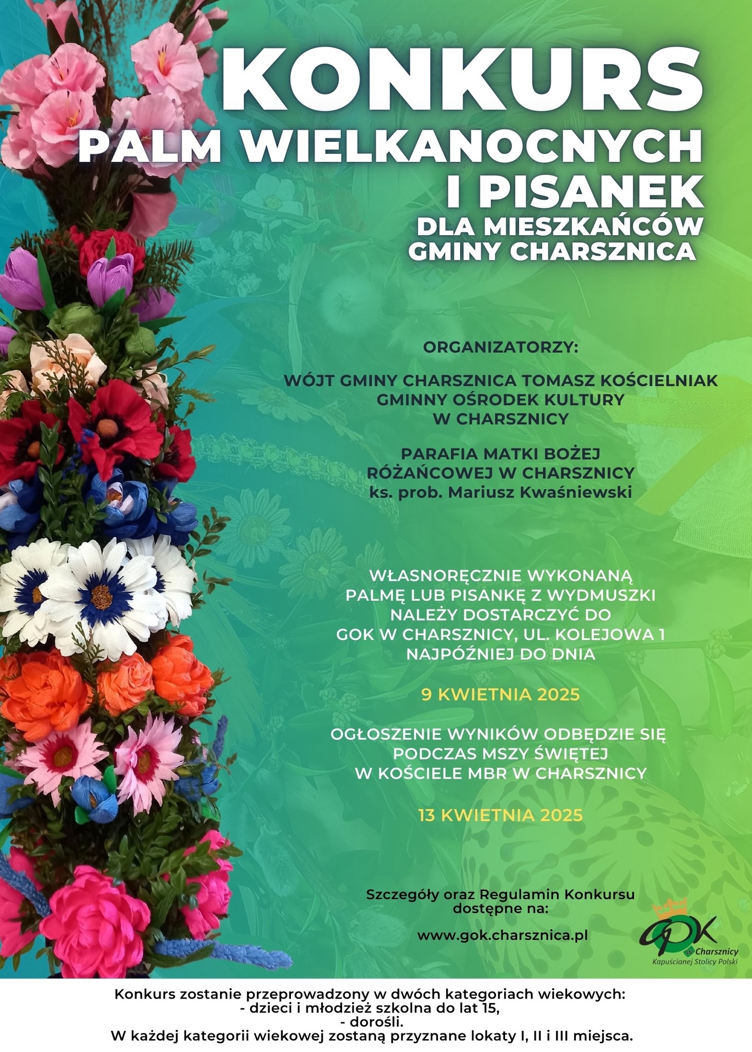 Read more about the article Konkurs Palm Wielkanocnych i Pisanek