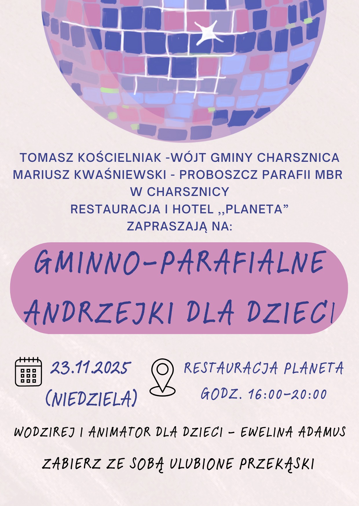 Read more about the article GMINNO-PARAFIALNE ANDRZEJKI DLA DZIECI